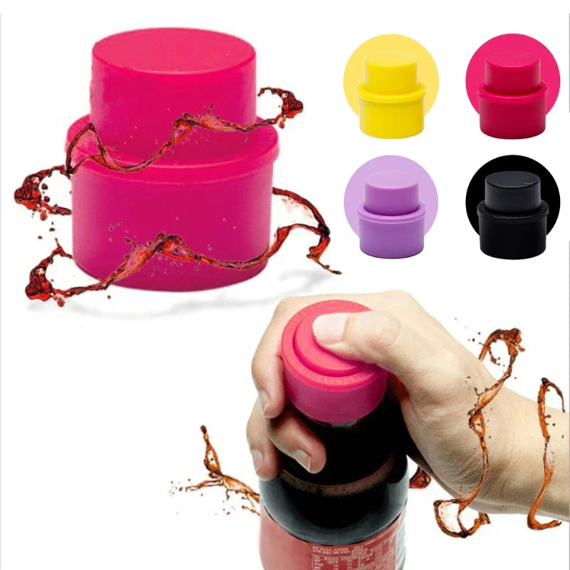 Fizz Keeper Bottle Pump Caps - Safe, Durable, and Efficient Bottle Stopper & Dispenser