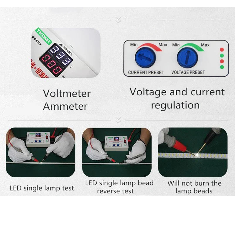 TKDMR 0-330V Smart-Fit Voltage Tester – Manual Adjustable TV LED Backlight & Current Control for LED Lamp Beads