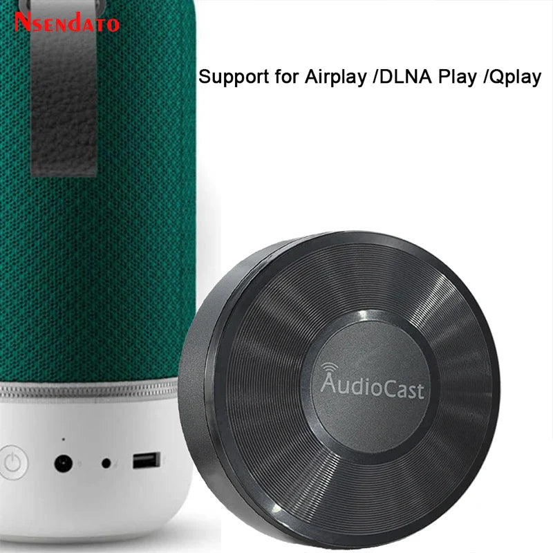 M5 AudioCast Airplay Wireless Music Receiver – 2.4G WIFI HiFi Speaker Adapter for DLNA, Spotify & Audio Streaming