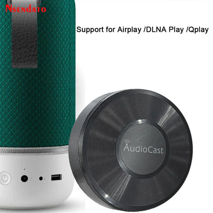 M5 AudioCast Airplay Wireless Music Receiver – 2.4G WIFI HiFi Speaker Adapter for DLNA, Spotify & Audio Streaming