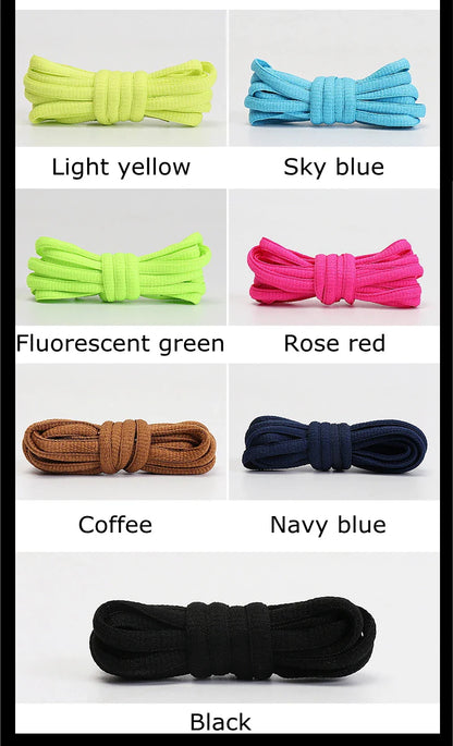 Classic Round Shoelaces – High-Quality Multi-Color Sport & Casual Shoe Laces for Men & Women