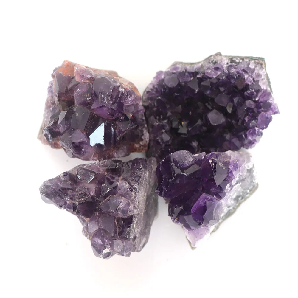 Amethyst Geode Crystal Wand — 10-70g Natural Quartz Stone Point for Energy Healing & Home Décor (30-50mm)