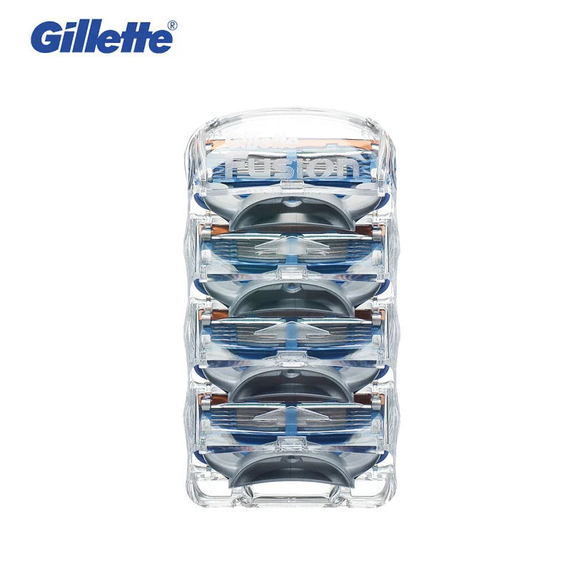 Gillette Fusion 5-Layer Razor Blades for Men - Replacement Shaving Head for Professional Beard Care