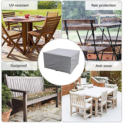 Durable 210D Heavy Duty Waterproof Patio Furniture Cover - Protect Your Outdoor Sofa, Table, and Chairs from Rain, Snow, and Wind