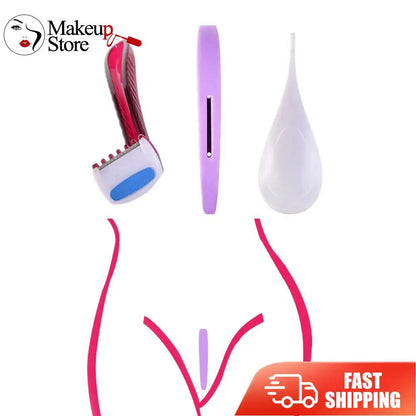 Bikini Shaving Stencil for Women — Intimate Pubic Hair Razor Shaping Tool