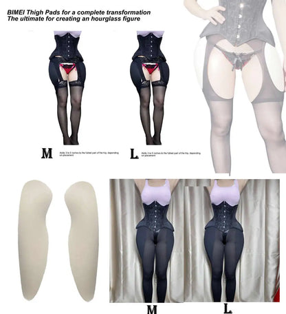 2PCS Hip & Butt Enhancer Pads – Sponge Padded Push-Up Shapewear for Curves & Body Contouring