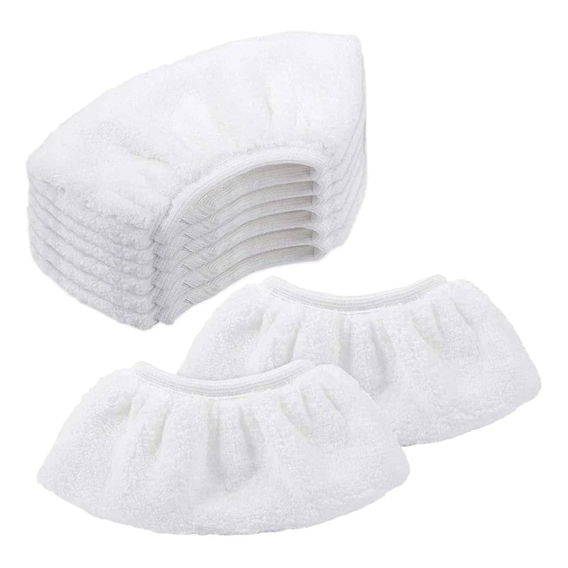 8 Pack Terry Cloth Covers for Hand Tools & Nozzles - Compatible with Karcher Steam Cleaner SC 2, SC 3, SC 4, SC 5