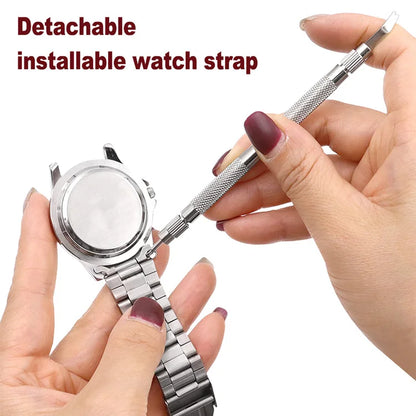 5PCS Professional Adjustable Watch Band Link Remover — Metal Bracelet Pin & Strap Repair Tool Set