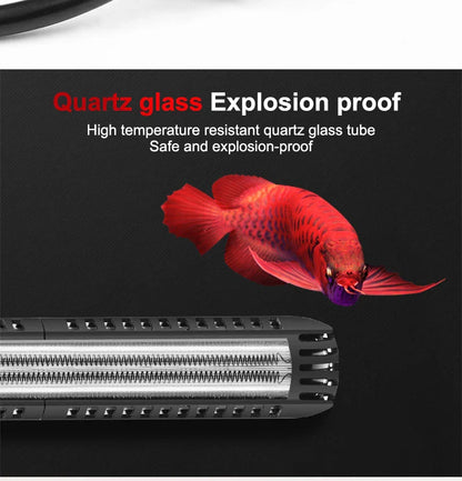 Aquarium Submersible Heater - Water Heating Rod with Temperature Control for Fish Tanks, 220-240V, 50-500W