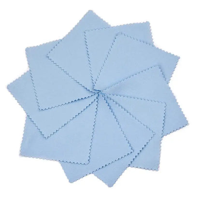 Silver Polishing Cloth – 8x8cm Reusable Jewelry Cleaning Wipes (10/50PCS) Anti-Tarnish