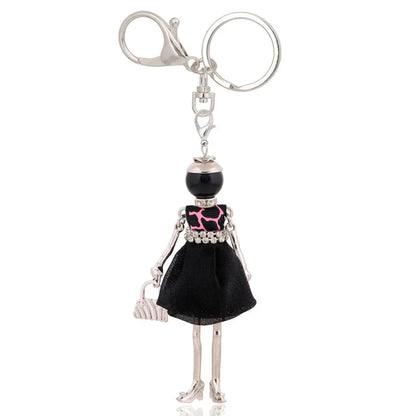Trendy Women’s Metal Charm Keychain 2026 – Cute Statement Bag Pendant Jewelry Gift for Ladies