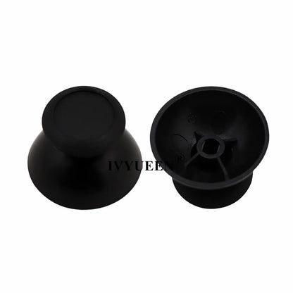 IVYUEEN 100PCS Black Analog Stick Caps – Thumb Grip Covers for PS5, PS4, PS3 & Xbox Controllers