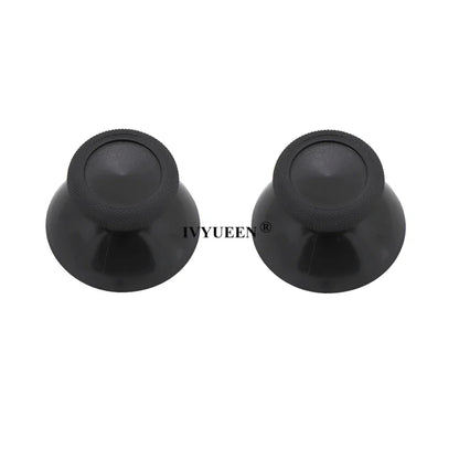 IVYUEEN 100PCS Black Analog Stick Caps – Thumb Grip Covers for PS5, PS4, PS3 & Xbox Controllers