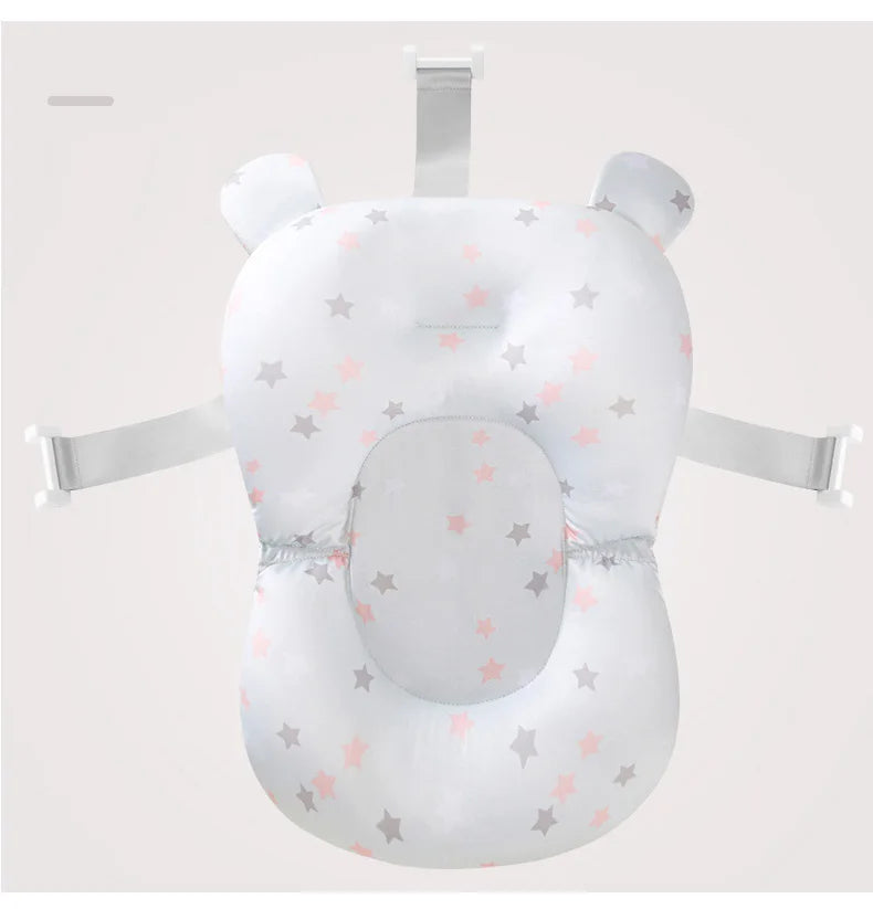 Non-Slip Baby Bath Cushion – Newborn Safety Support Pad & Soft Bathtub Mat