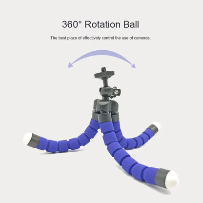 Flexible Mini Octopus Tripod for GoPro Hero 12/11/10/9/8/7 Black MAX & Action Cameras Accessories