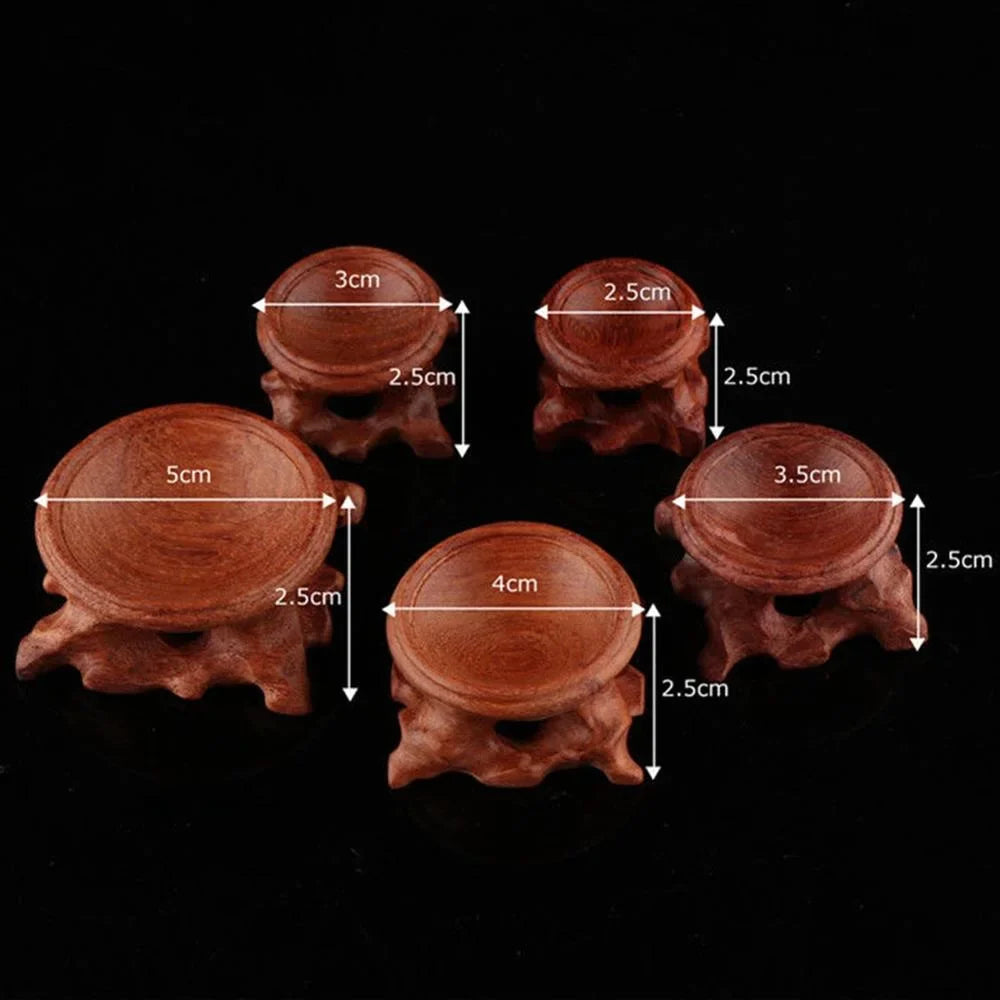 Acid Branch Wood Display Stand – Base for Crystal Ball, Sphere & Globe Stone Home Decoration