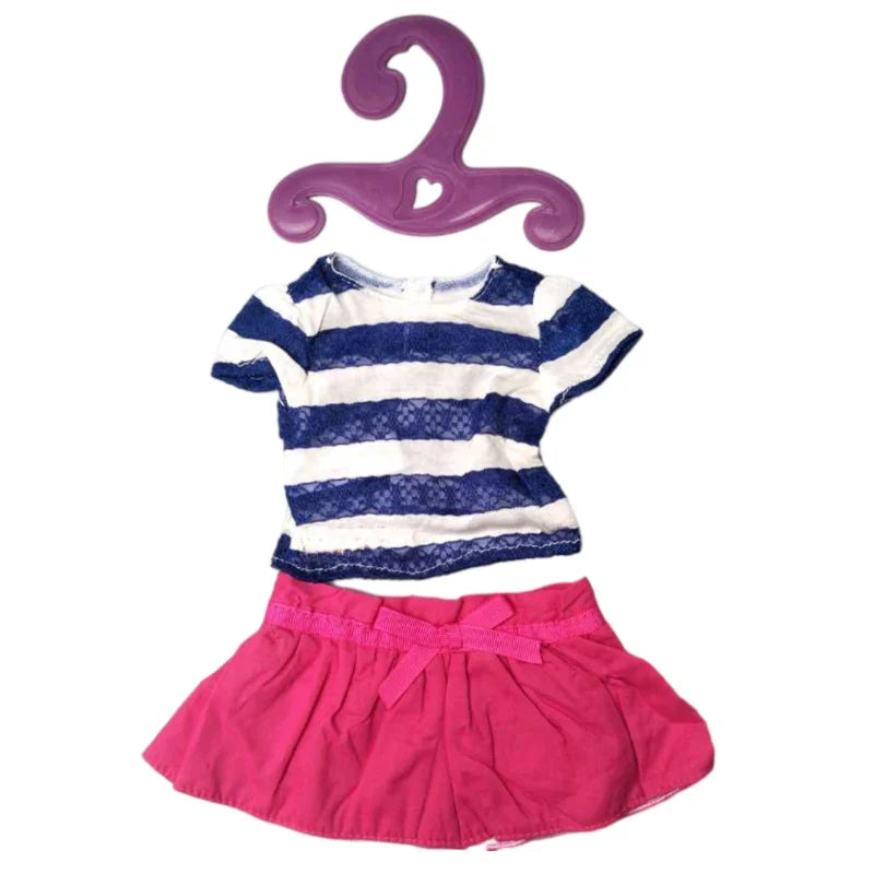 Baby Doll Bikini Outfit — Fits 43cm Born Bebe and 18-Inch American Dolls, Doll Clothes Set