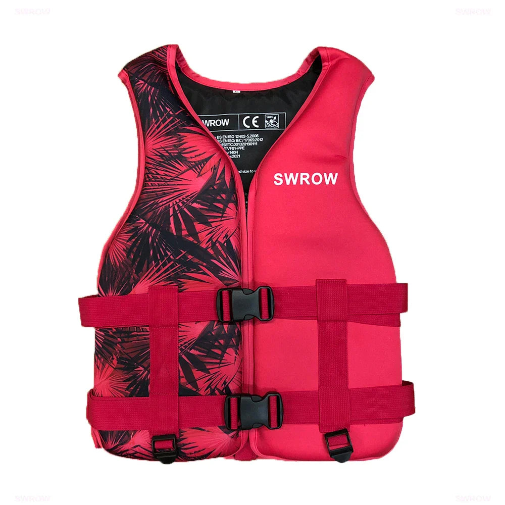 Neoprene Life Jacket for Adults & Children – Buoyancy Vest for Swimming, Boating, Skiing, Drifting & Water Sports