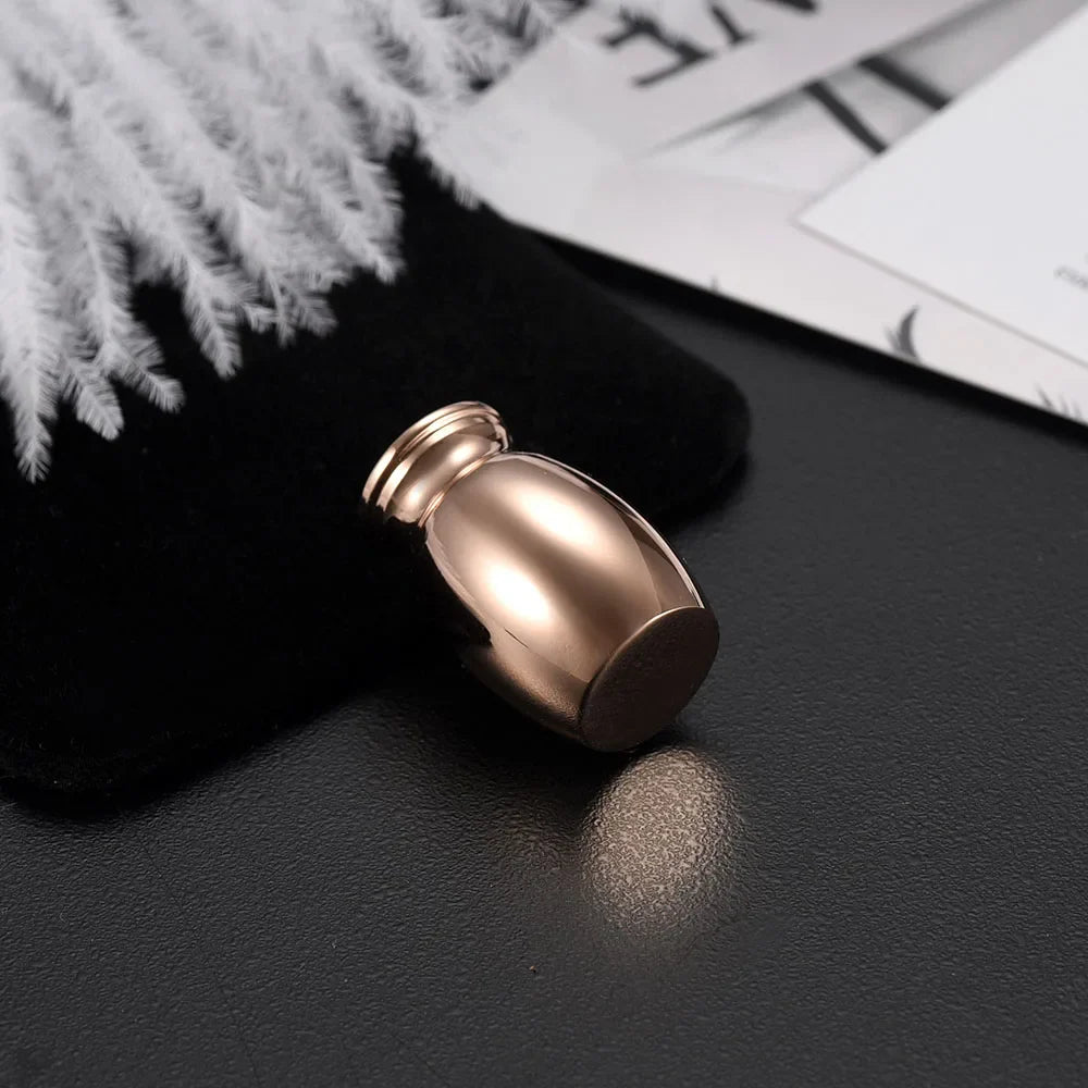 Human Ashes for Pets Memorial Urn – Rose Gold Small Cremation Keepsake Casket for Dogs, Cats & Birds
