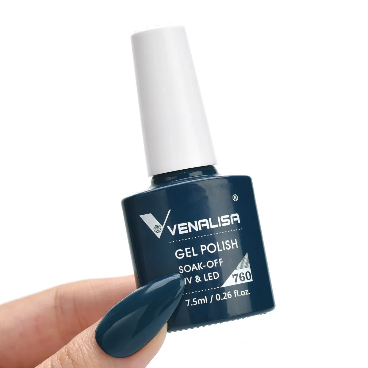 VENALISA 7.5ml HEMA-Free Nail Gel Polish – VIP4 Semi-Permanent Soak-Off UV/LED Gel Varnish, Full Coverage Nail Lacquer