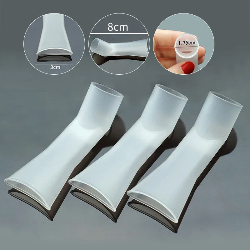 3-Piece Household Nebulizer Kit — Inhaler Cup and Compressor Mouthpieces, Medical Steam Inhaler Accessories