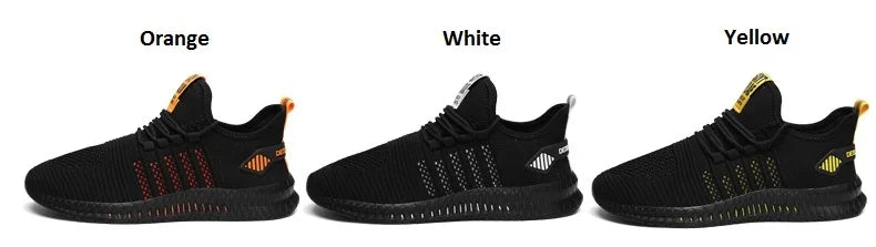 Fashion Sneakers for Men – Lightweight Casual Lace-Up Shoes, Breathable Walking Footwear