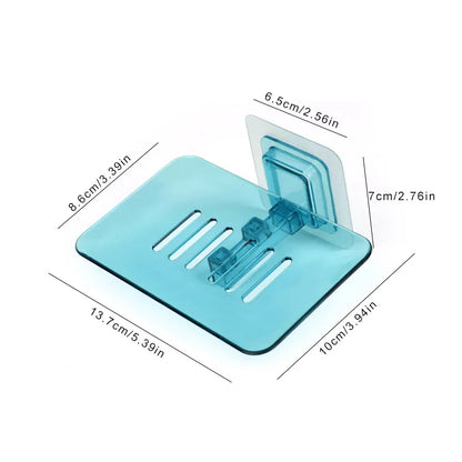 Wall-Mounted, No-Drilling Soap Rack for a Clutter-Free Bath!
