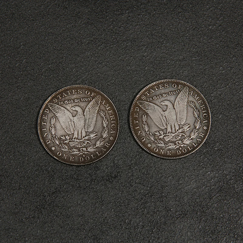Steel Morgan Dollar Coin (3.8cm) – Magic Trick Prop for Appearing & Disappearing Coin Performances