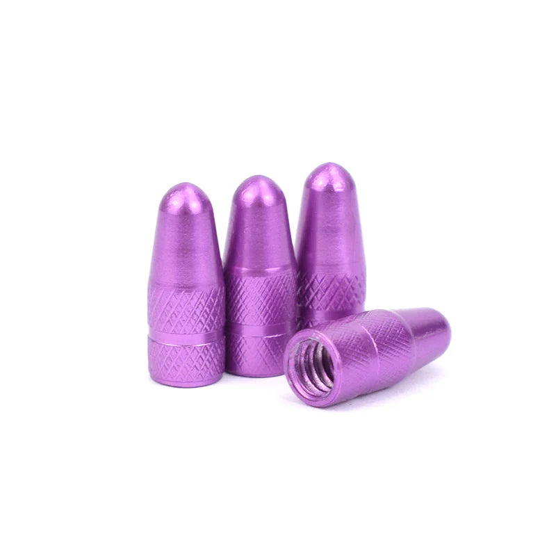 4/8PCS Aluminum Alloy Bicycle Tire Valve Caps – Dustproof Presta Valve Protectors for MTB & Road Bikes