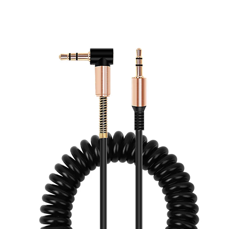 3.5mm Male to Male Aux Audio Cable — Car, JBL Speaker, iPhone & Samsung Headphone Cord
