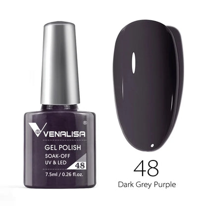 VENALISA 7.5ml HEMA-Free Nail Gel Polish – VIP4 Semi-Permanent Soak-Off UV/LED Gel Varnish, Full Coverage Nail Lacquer