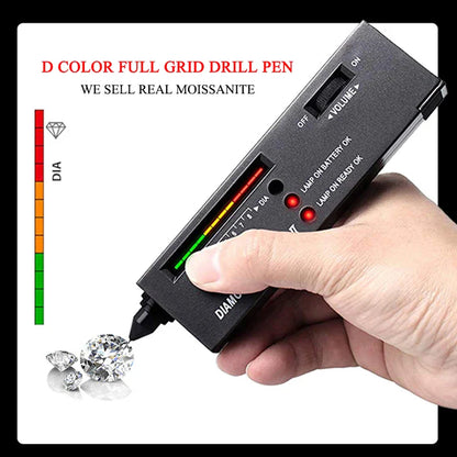100% Real Moissanite Diamond Tester Pen — GRA Certified D VVS1 Belgium Cut Gemstones at Factory Price