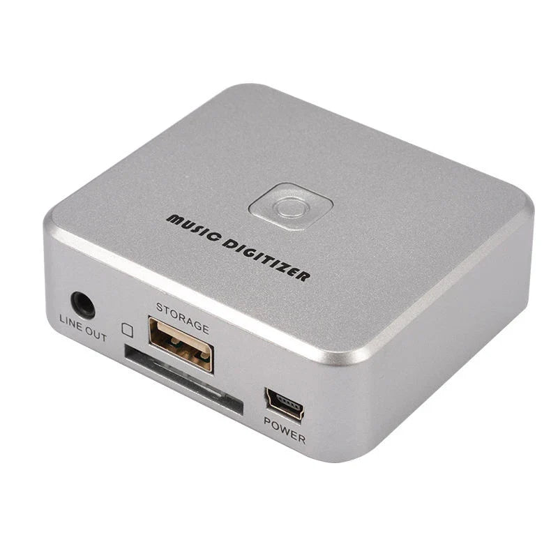 USB Audio Capture Recorder – Cassette & Turntable to MP3 Converter Box, Music Digitizer Adapter