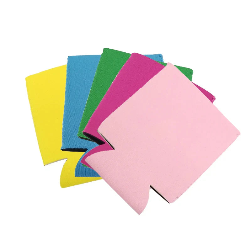 5pcs Neoprene Beer Sleeves – Portable Drink Cooler for Cans & Bottles, Perfect for Camping, Parties, Weddings & Birthdays