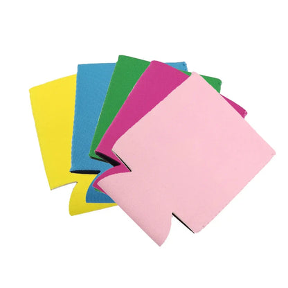 5pcs Neoprene Beer Sleeves – Portable Drink Cooler for Cans & Bottles, Perfect for Camping, Parties, Weddings & Birthdays