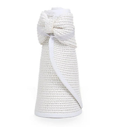 Women’s Summer Visor Hat – Foldable Wide-Brim Straw Cap, Stylish UV-Resistant Sun Hat for Beach & Hiking