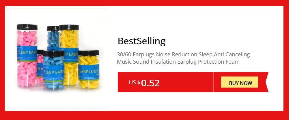 Universal Sleep Earplugs – Noise Reduction Ear Plugs for Comfortable Rest & Noise Blocking