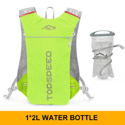 INOXTO 5L Trail Running Backpack - Ultra-Light Hydration Vest for Marathon & Cycling with 1.5L/2L Water Bag
