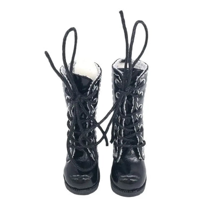 Tilda 3.2cm Doll Boots — 1/6 Mini Leather Shoes for Blythe, Azone & BJD Dolls