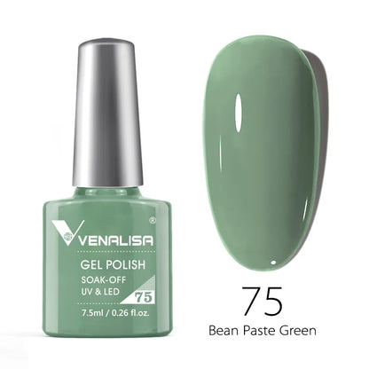 VENALISA 7.5ml HEMA-Free Nail Gel Polish – VIP4 Semi-Permanent Soak-Off UV/LED Gel Varnish, Full Coverage Nail Lacquer