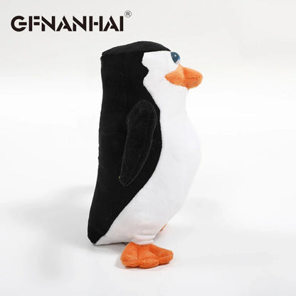 20-35cm Madagascar Plush Toy Set — 6 Styles Soft Stuffed Animal Dolls: Giraffe, Hippo, Lion, Penguin, Zebra, Lemur, Kids Gift