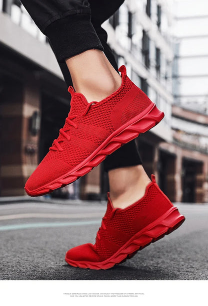 Men's Light Running Shoes – Comfortable, Breathable, Anti-Skid & Wear-Resistant Sneakers for Jogging & Sports