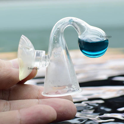 Fish Tank CO2 Diffuse Glass Drop Checker: Long-Term PH Monitor Tester for CO2 Monitoring - Indicator Glass Drop Checker