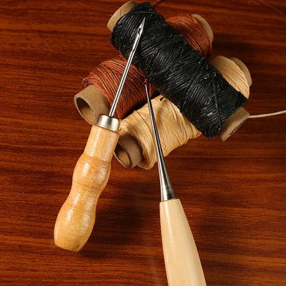 IMZAY Leather Manual Sewing Machine: Speedy Stitcher Leather Sewing Tools Kit - Leathercraft Punching Groover Accessories Set
