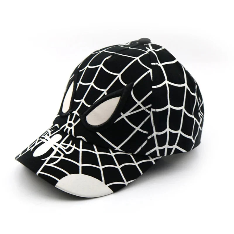 Disney Spiderman Baseball Cap - Cartoon Cotton Sun Hat for Boys and Girls, Breathable Summer Hip Hop Style