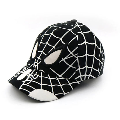 Disney Spiderman Baseball Cap - Cartoon Cotton Sun Hat for Boys and Girls, Breathable Summer Hip Hop Style