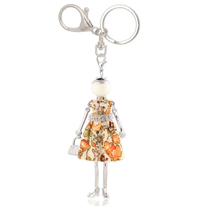 Trendy Women’s Metal Charm Keychain 2026 – Cute Statement Bag Pendant Jewelry Gift for Ladies