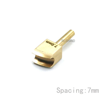 Brass Leather Edge Creaser Set – Soldering Iron Tips & Edging Tools for DIY Leather Craft Polishing & Sealing
