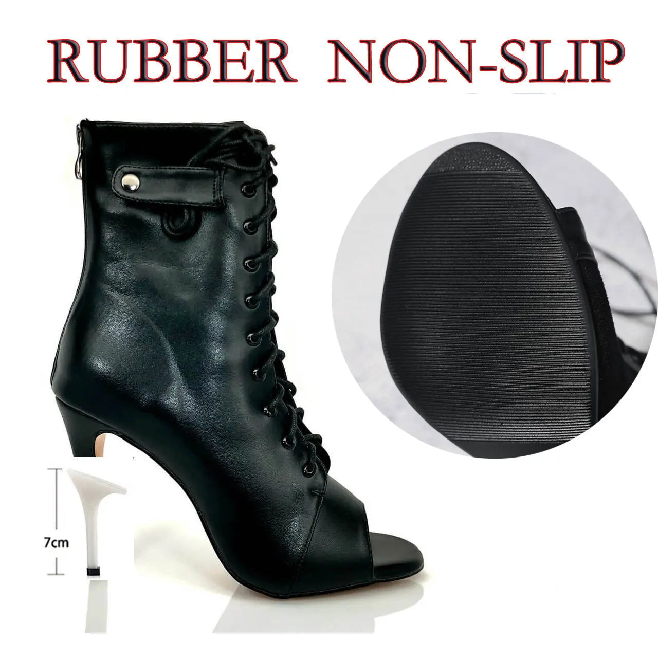 Women’s Latin Dance Stiletto Heels - Sexy High Heel Ballroom Party Dance Shoes