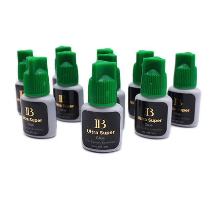 IB Ultra Super Glue for Eyelash Extensions — 5ml Korean Fast-Drying Strong Lash Adhesive, Long-Lasting